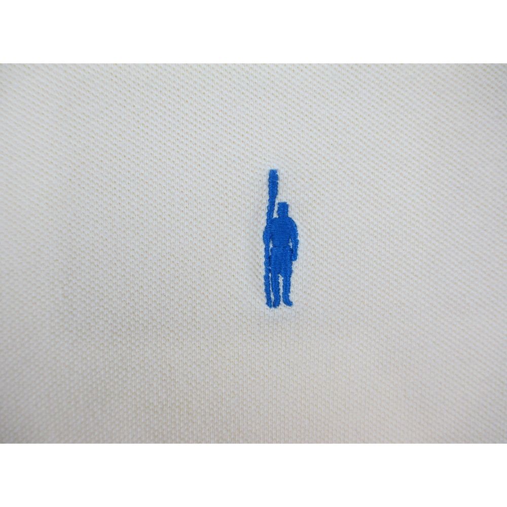 J Crew Polo‎ Shirt Mens Extra Large Yellow Blue Cotton Preppy Casual - Picture 4 of 8